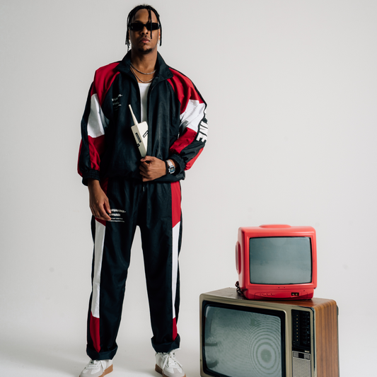 Windbreaker Pants - Red