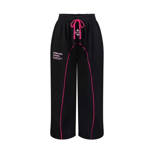 Bullseye Sweatpants - Black / Pink