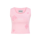 PINK RIB TANK TOP
