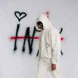 Bullseye Hoodie - Cream