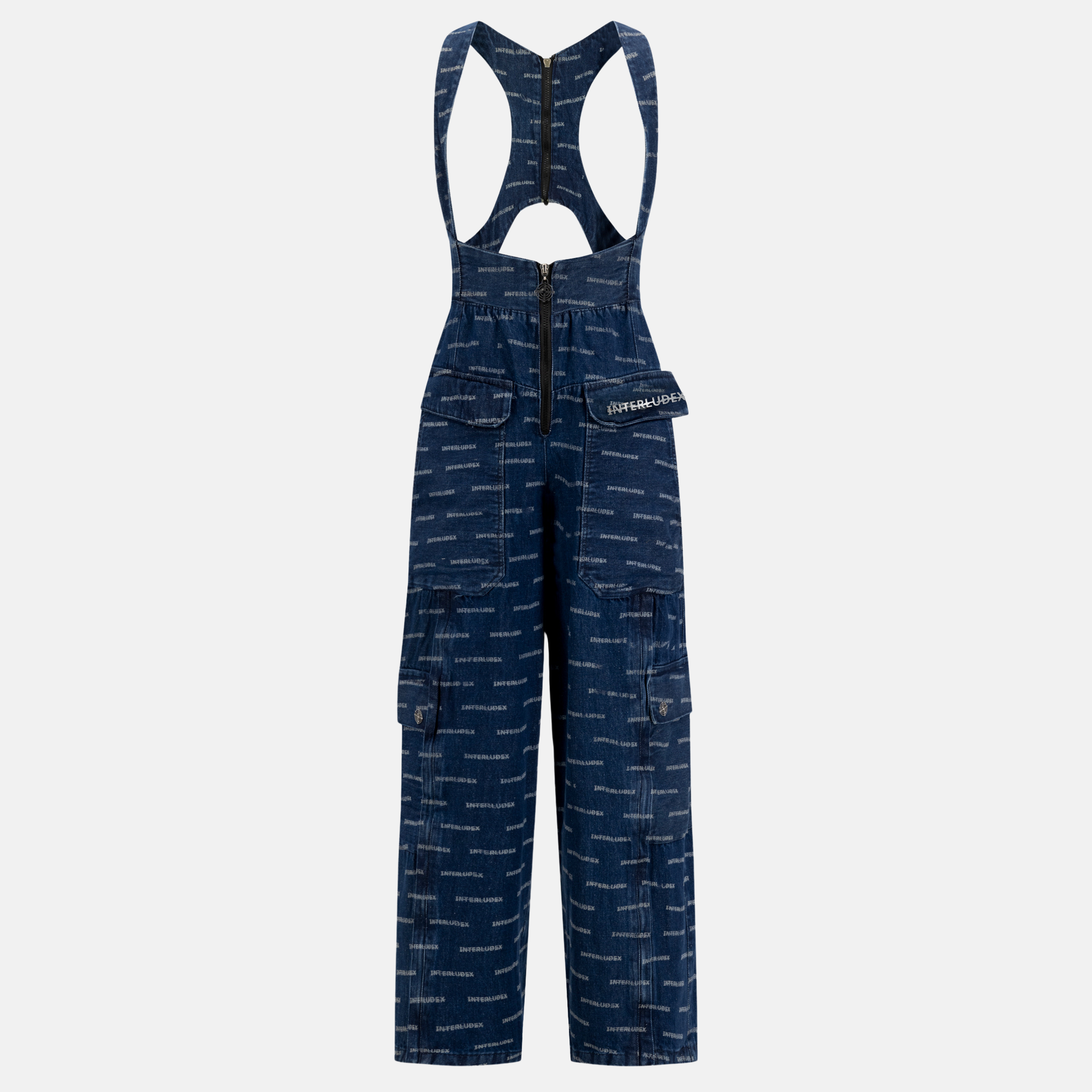 INTERLUDEX FREEFORM DENIM - BLUE, full length, front view