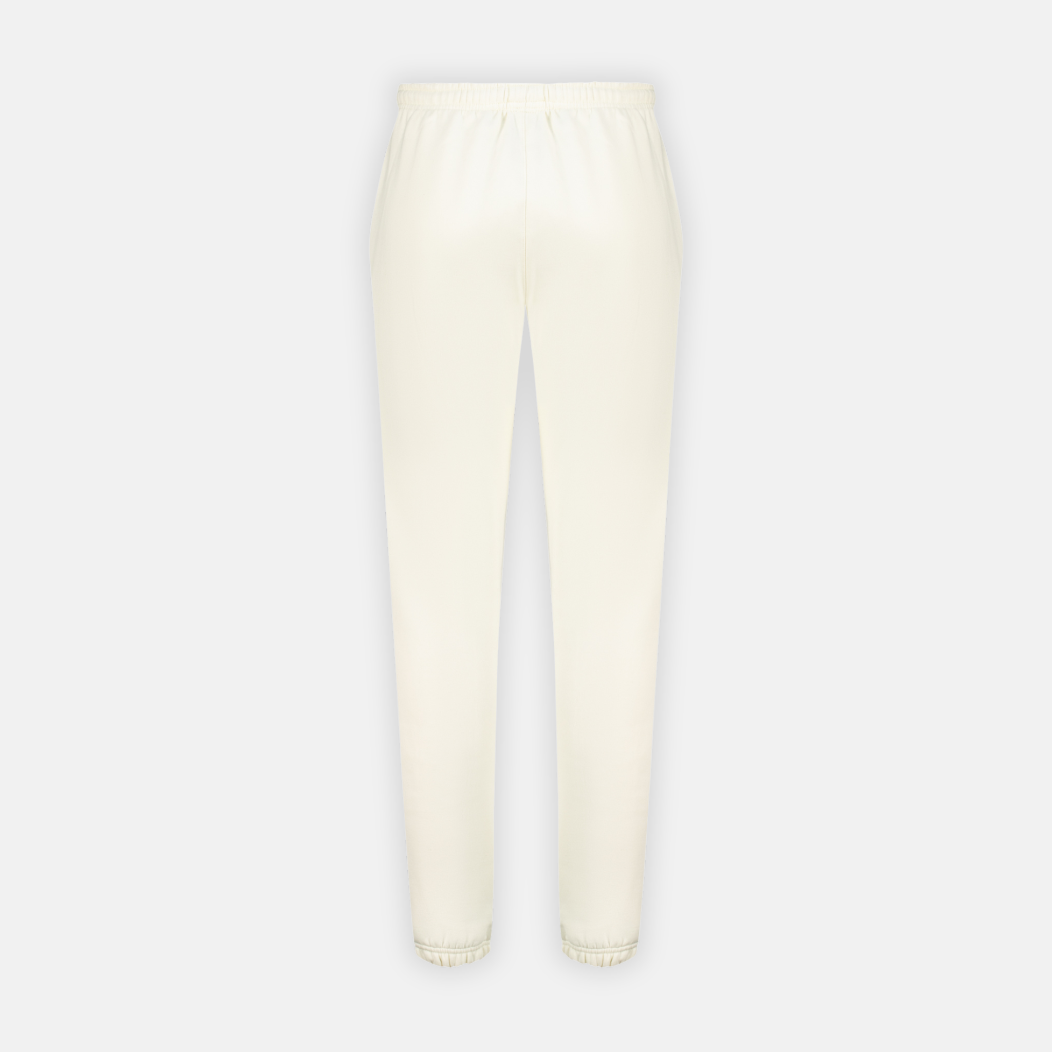 Bullseye Sweatpants in cream, back view