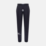 Bullseye Sweatpants in charcoal grey with white bullseye graphic and text on the left leg