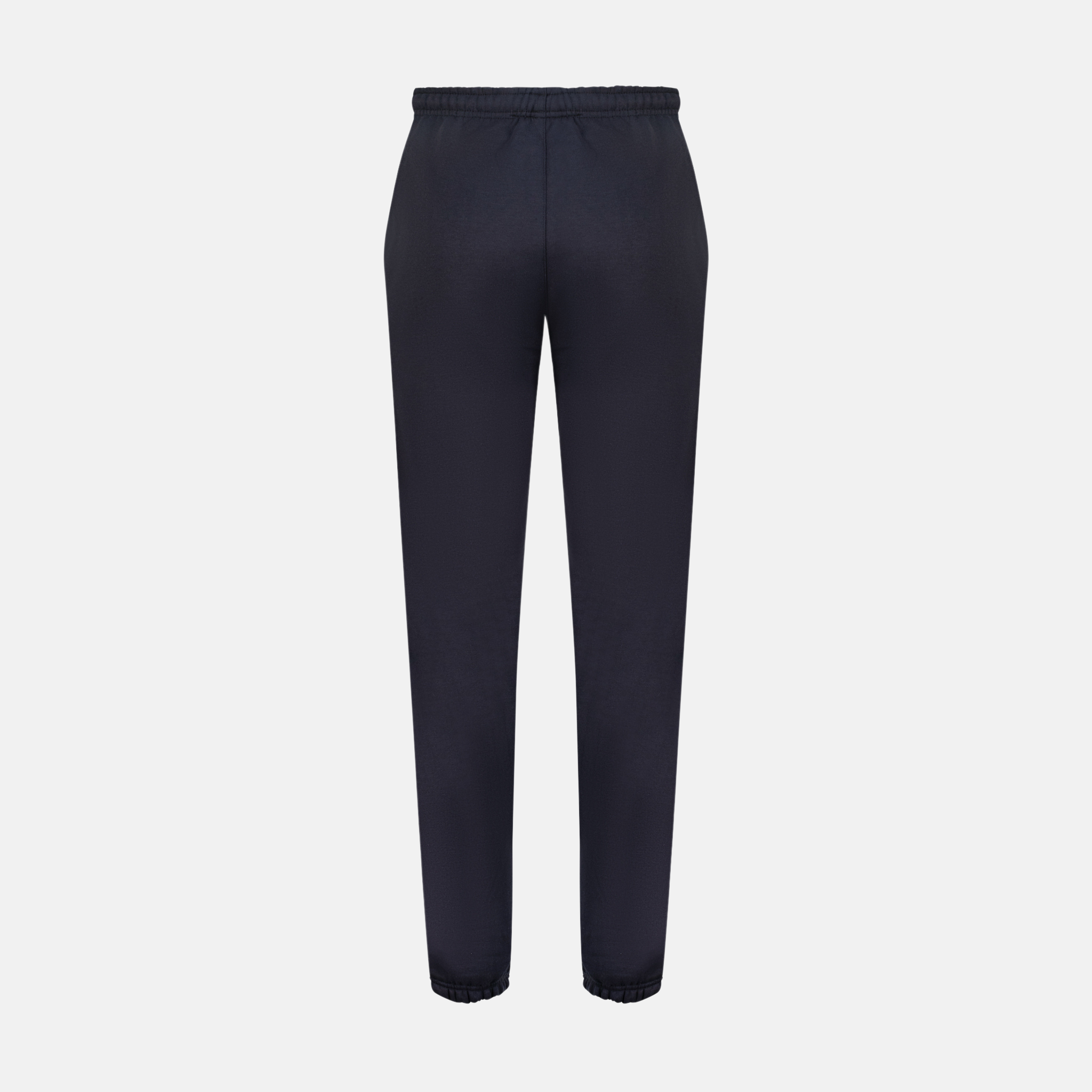 Bullseye Sweatpants in charcoal grey, back view