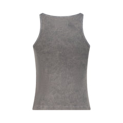 Embossed Logo Tank - Acid Grey