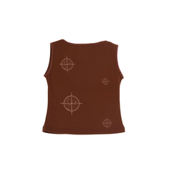 CHOCOLATE RIB TANK TOP