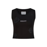 CHARCOAL RIB TANK TOP