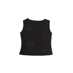 CHARCOAL RIB TANK TOP