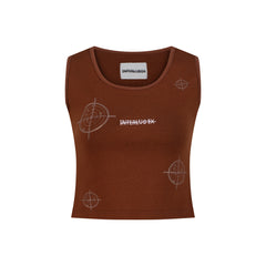 CHOCOLATE RIB TANK TOP