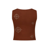 CHOCOLATE RIB TANK TOP