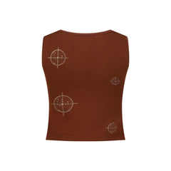 CHOCOLATE RIB TANK TOP