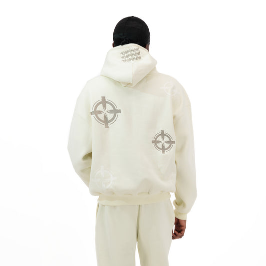 Bullseye Hoodie - Cream