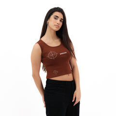 CHOCOLATE RIB TANK TOP